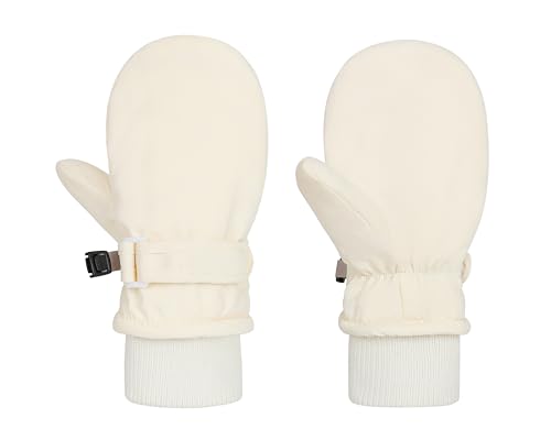 Image of Urban Virgin Toddler Waterproof Outdoor Infant Mittens Baby Winter Gloves Dino Cuffed Warm Fleeced Kids Ski Gloves For Teens