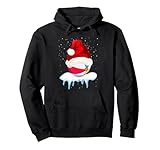 Divertido diseño navideño de bola de playa, bola de playa fresca de Navidad Sudadera con Capucha