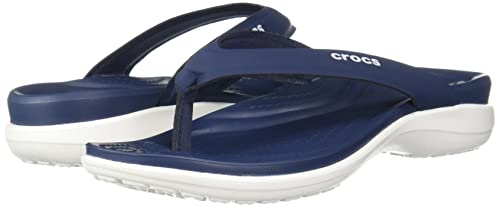 Image of Crocs Women Capri Flip 206780-410 Navy W4