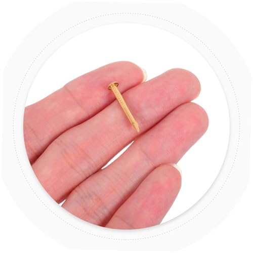 Clavos de Cabeza Redonda de Cobre 100 Piezas para Bisagras de Muebles y Caja de Madera miniatura 4