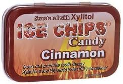 Ice Chips Hand Crafted Candy Tin Cinnamon -- 1.76 oz by ICE CHIPS Candy