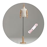 HAIPENG Kinder Schneiderpuppe Torso Büste, Höhenverstellbar 4-5 Jahre Alt Kinder Kostüm Requisiten Schaufensterständer, Babyladen Puppen Mit Holzsockel, 4 Stile (Farbe : Silver, Größe : C)