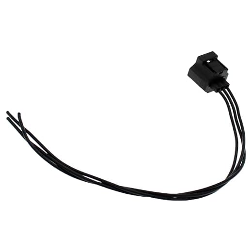 Dorman 645-136 Alternator Connector 3 Wire, Black