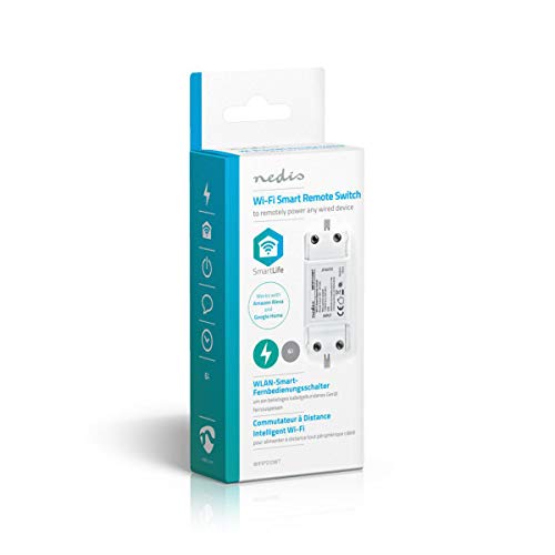 Nedis Intelligenter Schalter mit WLAN-Kapazität, 10 A., weiß