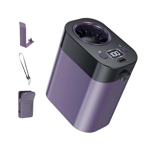 Ventilateur rechargeable à clipser USB extérieur portable à vitesse variable continue