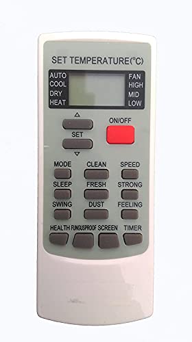Image of LipiWorld YK-H /006E AC Remote Control (Old Remote Exactly Same Remote Will Only Work) Compatible for Voltas AC Remote (VE-45)