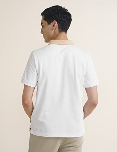 Image of DAMENSCH Constant Men's All-Degree Thermoregulating Pique Contrast Neck Polo T-Shirt