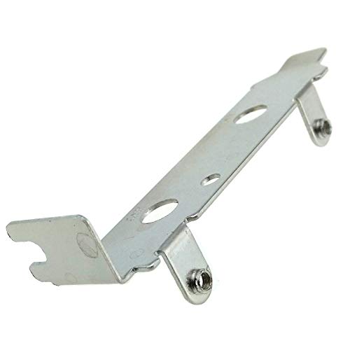 Image of Low Profile Rear Slot Bracket with 2 Antenna Holes, Micro ATX Desktop PC Case Back Panel