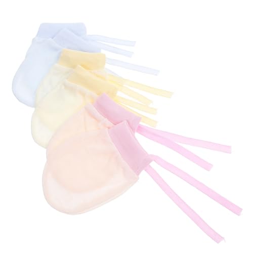 Gatuida 3pairs Stop Sucking Gloves for Newborns Mittens for Months Mittens for Newborn Months Gloves for Boy Girl Protection