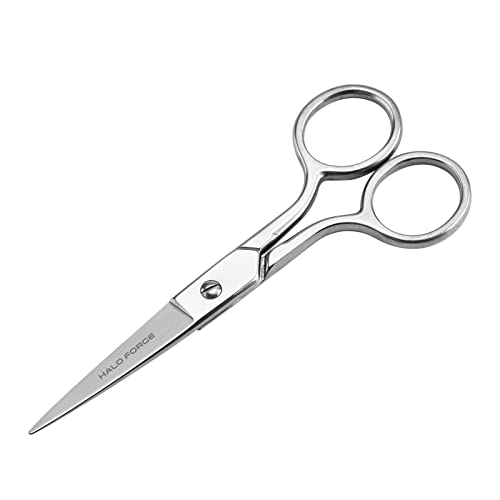 Halo Forge 6” Sharp Embroidery Fabric Scissors, Forged Stainless Steel Small Heavy Duty Precision Point Tip Detail Sewing Shears For Dressmaker Tailor Cutting Thread, Yarn, Crafting #TOP2