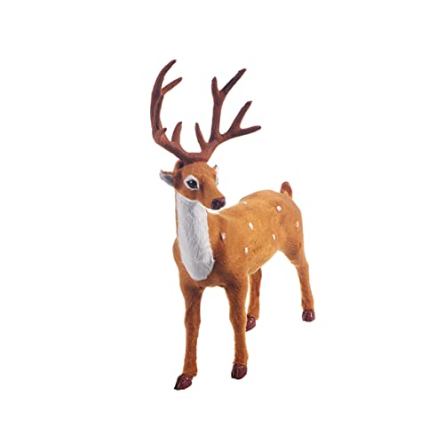 Homoyoyo Cervi Alci Renne Di Natale Statua Di Renne Scultura Di Giocattolo Di Di Natale Decorazioni izie Cervi Figurine Di Alci Di e Giocattoli Cervo Artificiale
