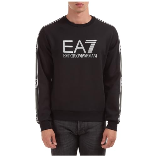 Emporio Armani EA7 6hpm03-pj3mz-1200 Fleece Men Black - XL - Sweaters Sweater2