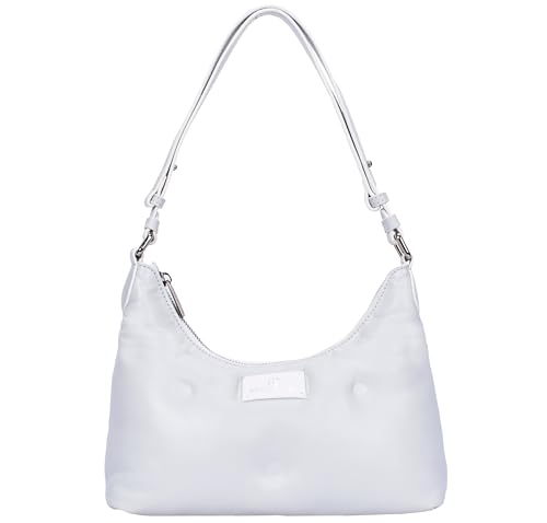 Premium Italian Leather Shoulder Bag for Women – 100% Genuine Leather. Detachable & Adjustable Strap