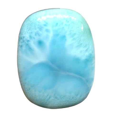 Cabochon larimar naturel 25x20mm pour votre prochain collier artisanal DIY