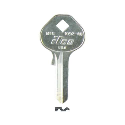 KABA ILCO M18-1092-40 Key Blank for Master Padlock Key Blank Equivalent of K40