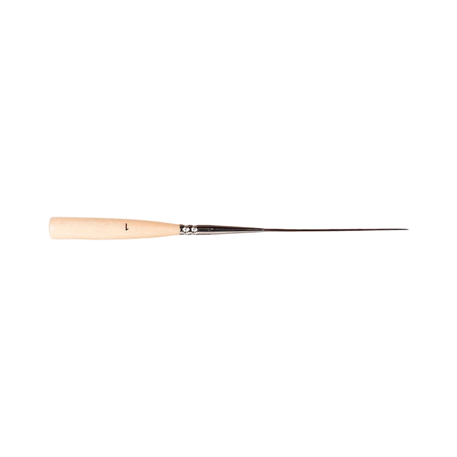 Hsioluted F Tip Detail Paint Brush Wooden Handle Miniature Brush Artist Art Painting Tool Or Oil Acrylic Watercolor Gouache Detail Paintbrush