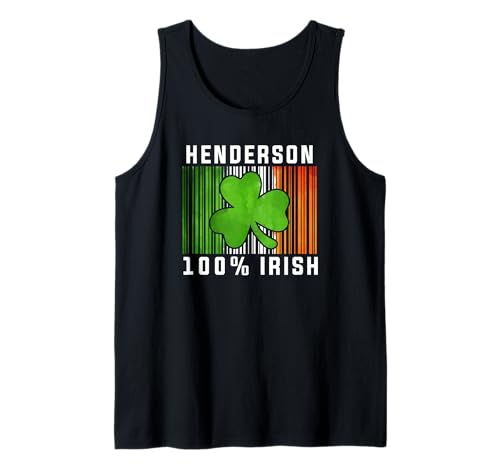 Henderson Irish Family Name Tank Top