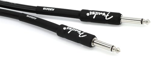Image of Fender Professional Series Instrument Cable, Straight /Straight, Black, 25ft