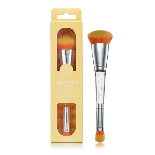 Spectrum The Base | Dual-Ended Foundation & Concealer Brush | Perfect for Seamless Application | Vegan & Cruelty-Free
