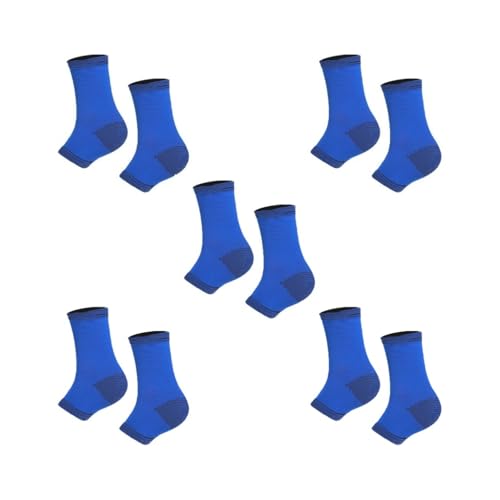 5のセット子供用足首・手首保護リストガード テコンドー・キックボクシング・キック用 ブルー, 青, 19.5x8.5x9.5cm