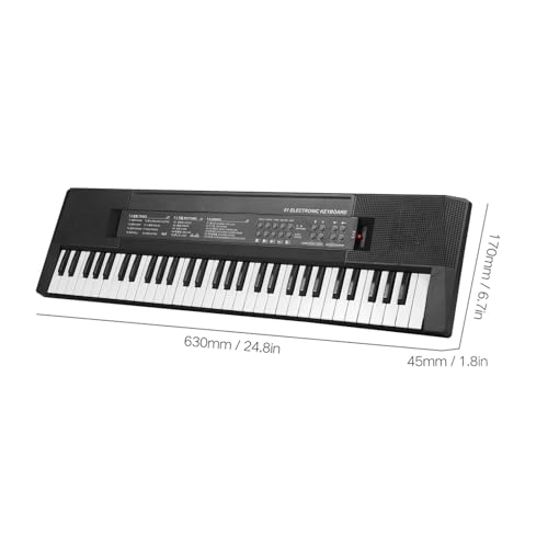 Électronique clavier Piano Clavier Électronique Numérique À 61 Touches, Piano Électrique Multifonctionnel Pour Étudiant Avec Instruments À Fonction Microphone - Les Beatles, Paul McCartney, John Lennon, RIngo Starr, George Harrison Électronique clavier Piano Clavier Électronique Numérique À 61 Touches, Piano Électrique Multifonctionnel Pour Étudiant Avec Instruments À Fonction Microphone – Image 6