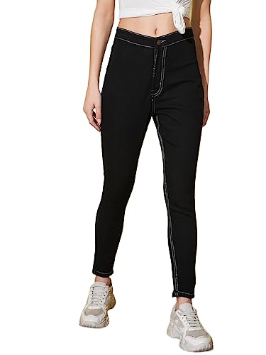 Image of GUTI Womens High Rise Ankle Length Jeans