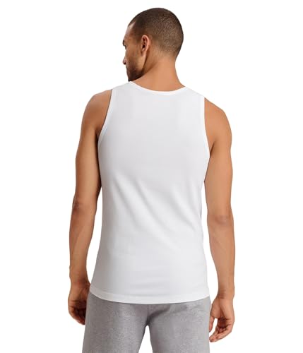 HANRO Men's Cotton Essentials 2:2 Rib Tank Top2