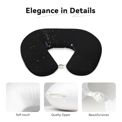 Almohada de espuma viscoelástica para cuello de viaje miniatura 4