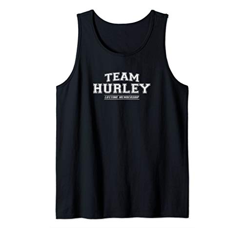 Team Hurley | Proud Family Surname, Last Name Gift Tank Top