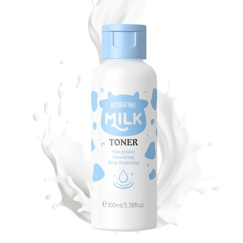 Milk Toner - Milky Toner for Face - Deep Moisturizing, Hydrating to ner - with Niacinamide, Rice Ferment Filtrate - Non-Greasy Face Moisturizer for Women - for All Skin Types