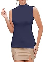 Sleeveless Navy Blue