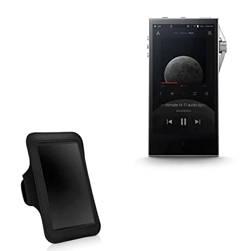BoxWave Case Compatible with Astell & Kern SA700 - Sports Armband, Adjustable Armband for Workout and Running - Jet Black