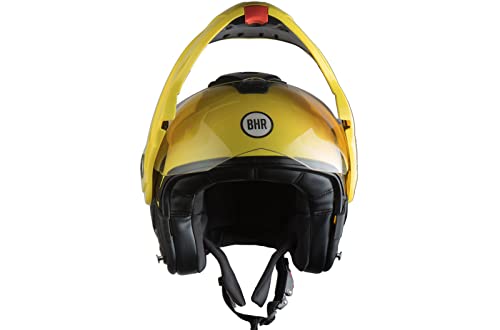 Casque de moto modulable BHR 807 REVERSE Flip-up 180 noir - 2