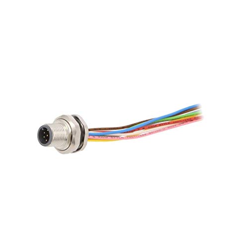 Socle M12 PIN: 8 mâle code A CON liaison blindée haute durabilité 0,5m