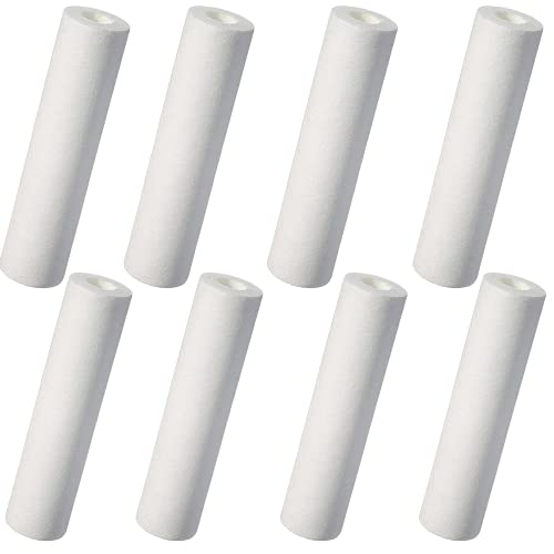 5 Micron PS-05 10" in PP Spun Filter Candle Set for All Type RO Water Purifier 10 inch for Domestic RO Purifier (Pack of 8) AQ987695
