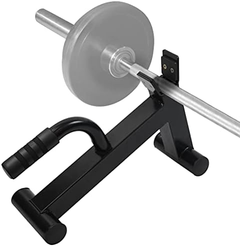 LoGest Mini Deadlift Jack - Compact Portable Unload 600lb Deadlift Barbell Jack Bar - Non-Slip Rubber Handle Suitable for Loading Unloading Weight Plates for Deadlifts Powerlifts And More.