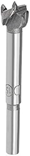 sourcing map Forstner Drill Bits 15mm, Tungsten Carbide Wood Hole Saw Auger Opener Woodworking Hinge Hole Drilling Boring Bit Cutter Gray with Case