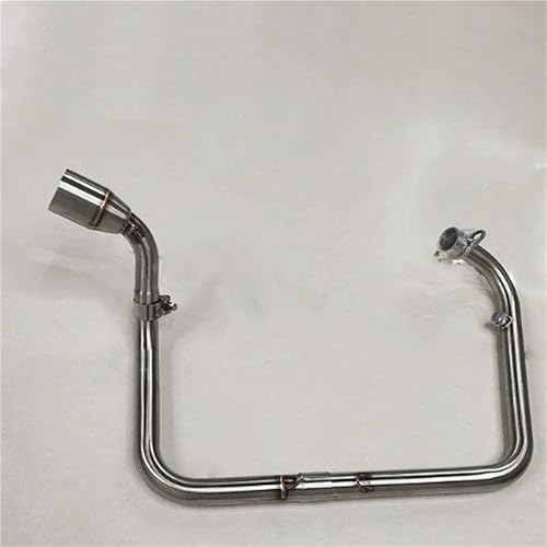 に適合するベネリ TNT 125 TNT 135 TNT 125 135用 バイク用エキゾーストパイプ マフラー フロントリンクパイプ エスケープチューブ コネクタチューブ サイレンサー オートバイの排気管(カラー1)