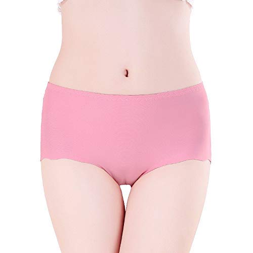 Image of LOURYN KOULYN Women's Ice Silk Seamless Hipster Panties(S to 3XL) (Pack of 3)