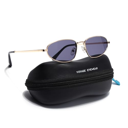 Image of Voyage UV Protected Oval Sunglasses for Men & Women
