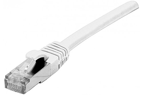 Cable de Ethernet RJ45 Cat 6 A 25 m SFTP Snagless LSOH Blanco