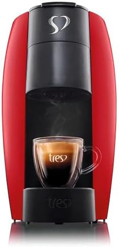 Cafeteira Espresso LOV Vermelha, 127V - TRES 3 Corações