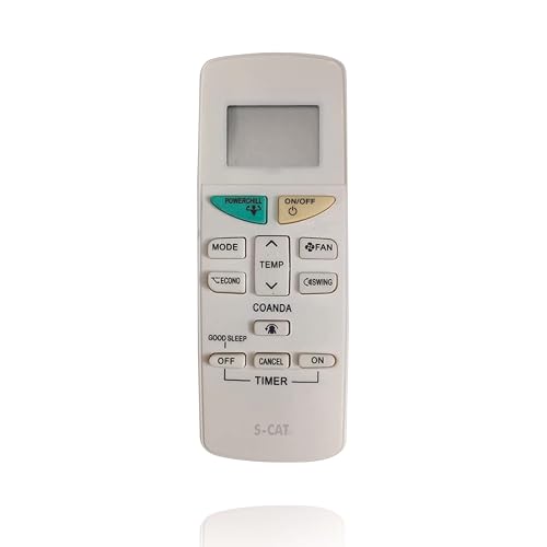 Image of S-CAT Compatible with Daikin Ac Remote Original ARC470A22 Model 132B (No Backlight) Suitable for 1 1.5 2 Ton Split /Window AC (Match Old Remote Exactly, for Any Issues Contact Customer Care)