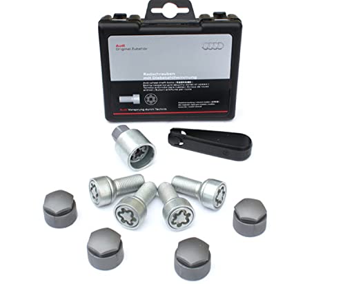 Audi 82A071455 Boulons de Roue antivol de Roue M14 x 1,5 x 27