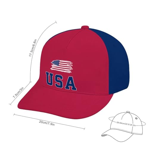 Image of Soccer National Team Baseball Cap for Men Women Adjustable Snapback Summer Sun Hat Game Day Hat for Soccer Fans