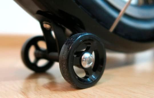 Double Mudguard Roller for Brompton Lightweight Black