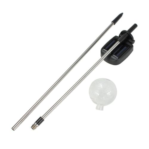 Lampe de Jardin Solaire Boule en Verre Résistant aux Intempéries