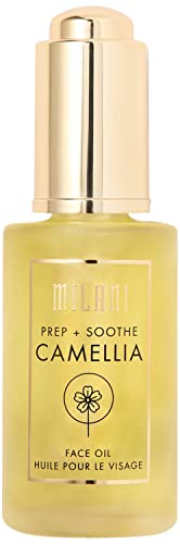 Milani Prep + Soothe Camellia Face Oil (1 Fl. Oz.) Vegan, Cruelty-Free Moisturizing Facial Oil - Smoothes Complexion & Helps Prevent Dryness