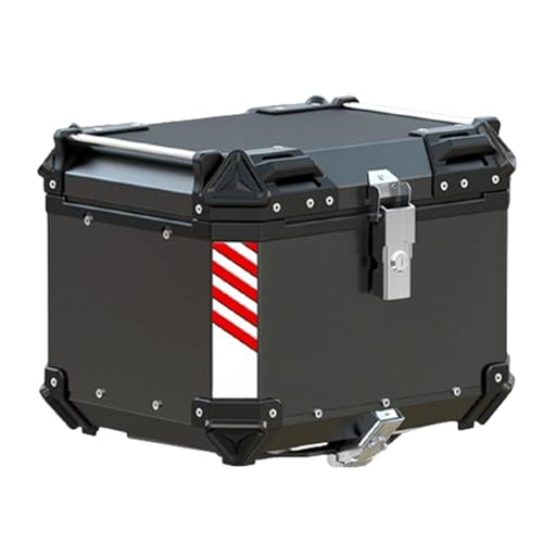Top Case de moto 45L 50L en aluminium robuste haute sécurité