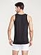 DAVID ARCHY Herren Tank Top Unterhemd mit Rundhals-Ausschnitt aus Bambusfaser,3er Pack